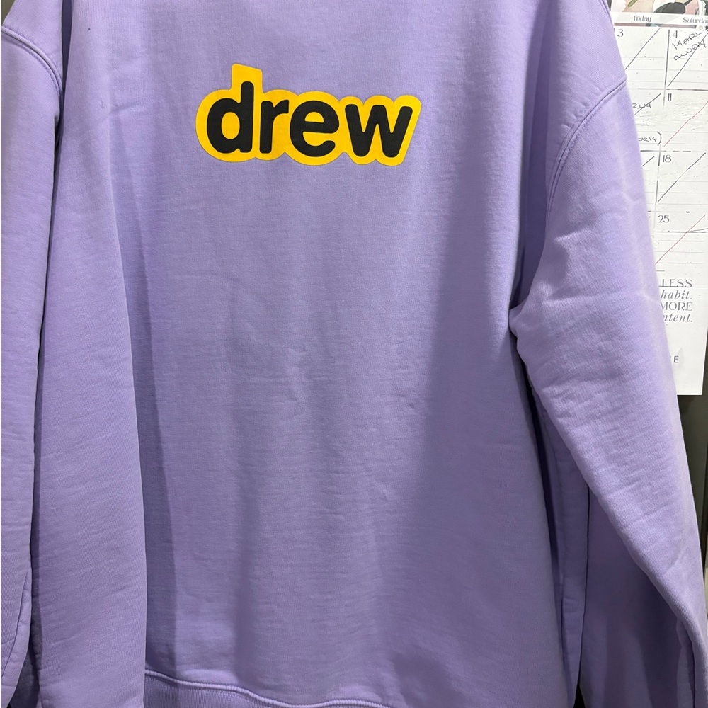 DREW Men's Lavender Crewneck Sweater